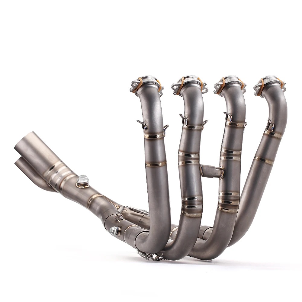 2019-2023 S1000RR Motorcycle Exhaust System with Titanium Alloy Front Connector Tube New Condition